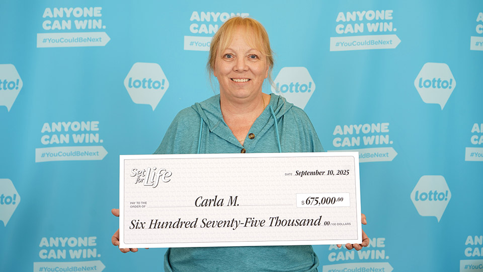 Gorgeous Set For Life Winner Parkins | Winners And Good Causes View Illustration